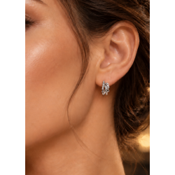 Pre Owned 18ct White Gold Diamond Earrings ZC147